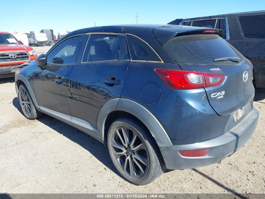 2016 MAZDA CX-3 GRAND TOURING - JM1DKFD72G0137666
