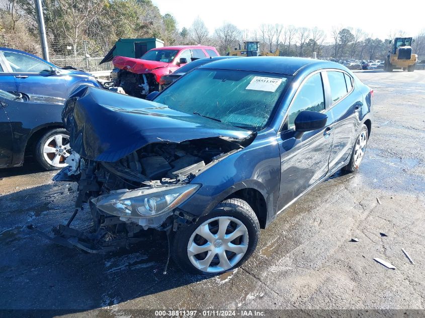2015 MAZDA MAZDA3 I SPORT - 3MZBM1U75FM231845