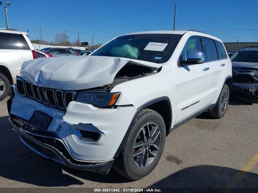VIN 1C4RJEBG8KC731577 2019 JEEP GRAND CHEROKEE LIMITED