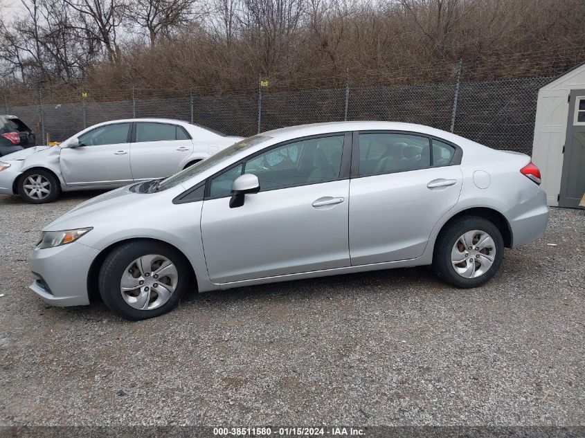 2013 HONDA CIVIC LX - 19XFB2F50DE245199