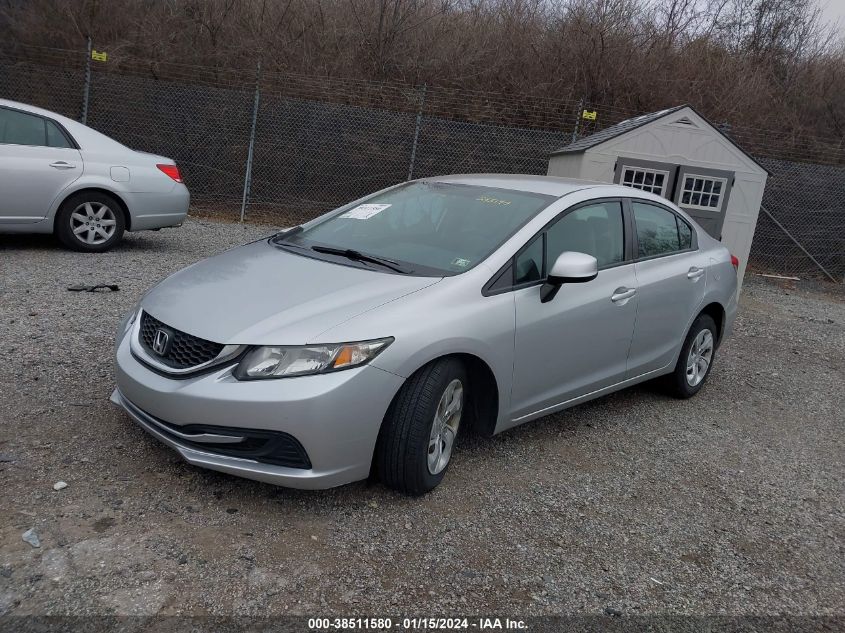 2013 HONDA CIVIC LX - 19XFB2F50DE245199