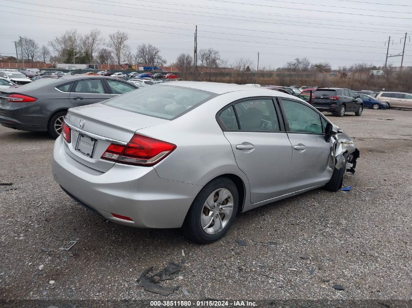 2013 HONDA CIVIC LX - 19XFB2F50DE245199
