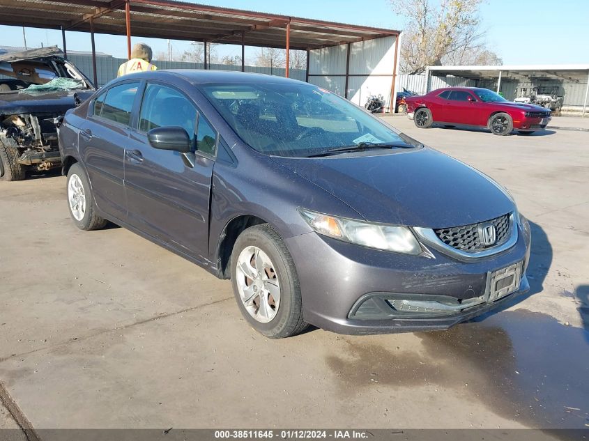 2014 HONDA CIVIC LX - 19XFB2F57EE070418