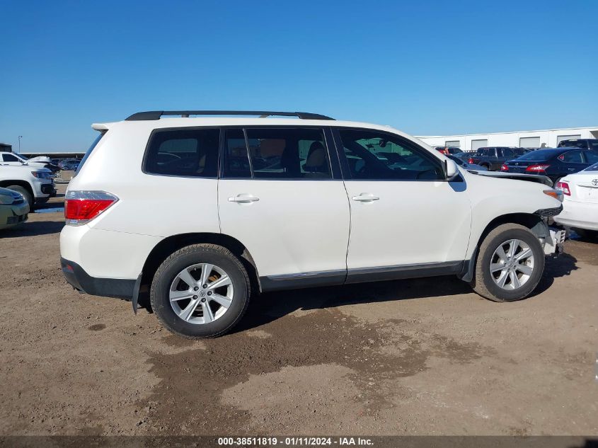 2013 TOYOTA HIGHLANDER BASE V6 - 5TDZK3EH6DS140932