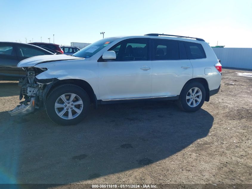 2013 TOYOTA HIGHLANDER BASE V6 - 5TDZK3EH6DS140932