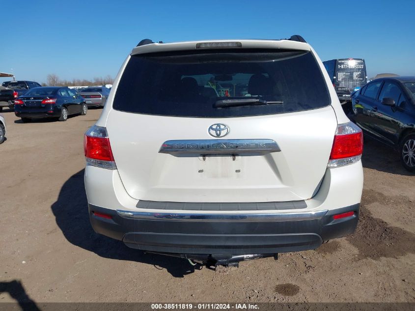 2013 TOYOTA HIGHLANDER BASE V6 - 5TDZK3EH6DS140932