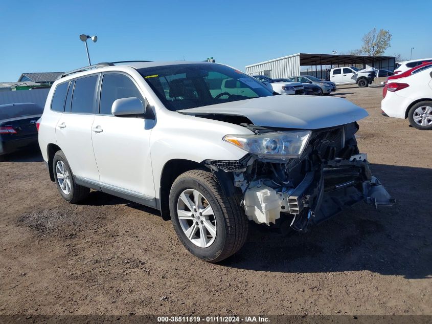 2013 TOYOTA HIGHLANDER BASE V6 - 5TDZK3EH6DS140932