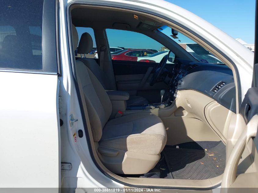 2013 TOYOTA HIGHLANDER BASE V6 - 5TDZK3EH6DS140932