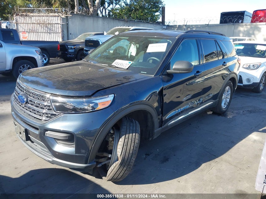 VIN 1FMSK7DH0NGA22084 2022 FORD EXPLORER XLT