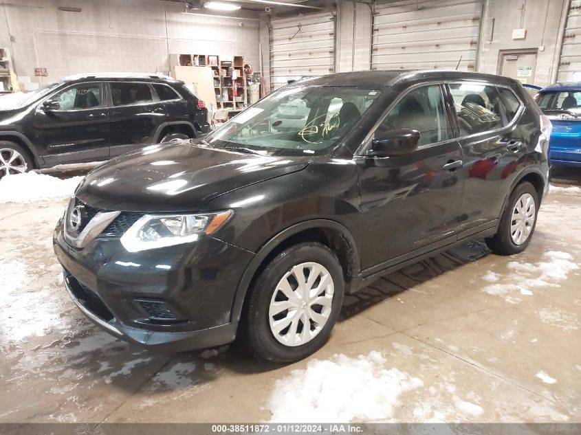2016 NISSAN ROGUE S/SL/SV - 5N1AT2MT6GC844009
