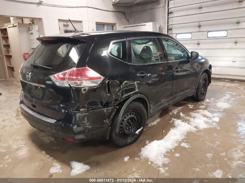 2016 NISSAN ROGUE S/SL/SV - 5N1AT2MT6GC844009