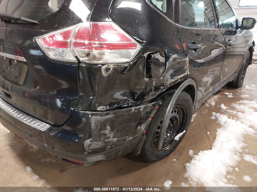2016 NISSAN ROGUE S/SL/SV - 5N1AT2MT6GC844009