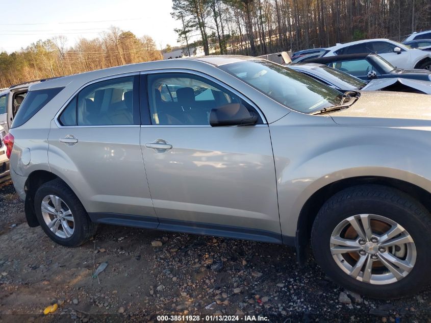 2013 CHEVROLET EQUINOX LS - 2GNALBEK7D6361439