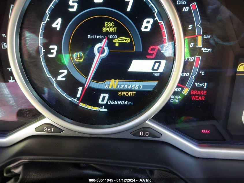 2015 LAMBORGHINI AVENTADOR - ZHWUR1ZD8FLA03569