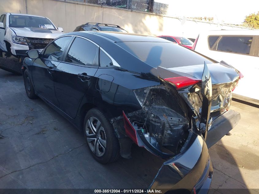 2018 HONDA CIVIC LX - 2HGFC2F56JH604859