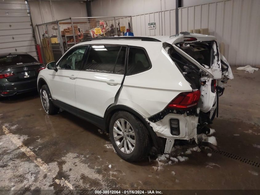 2019 VOLKSWAGEN TIGUAN S - 3VV0B7AX9KM065350