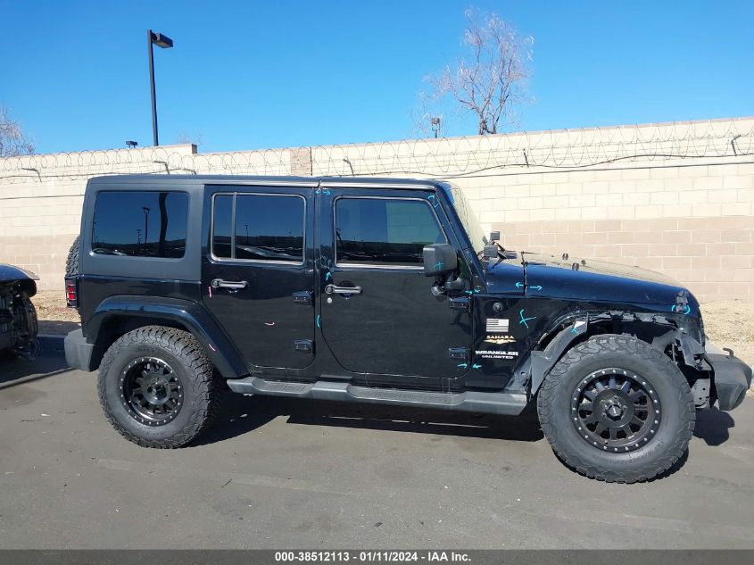 2014 JEEP WRANGLER UNLIMITED SAHARA - 1C4BJWEG8EL221401