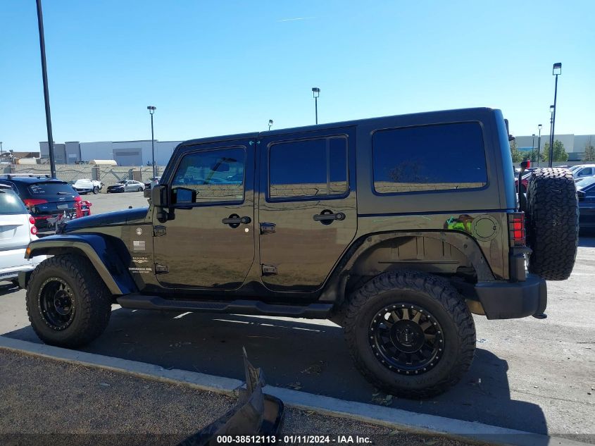 2014 JEEP WRANGLER UNLIMITED SAHARA - 1C4BJWEG8EL221401