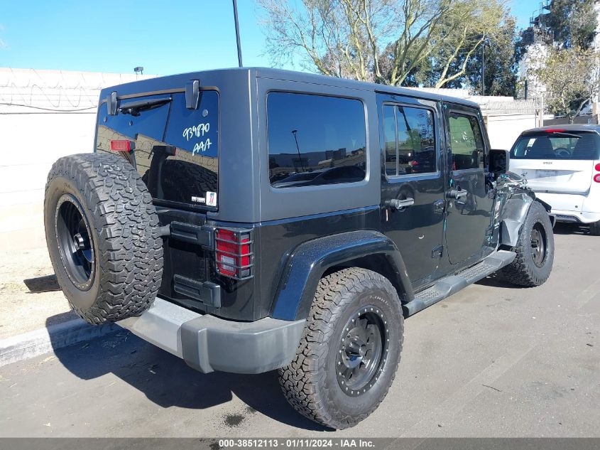 2014 JEEP WRANGLER UNLIMITED SAHARA - 1C4BJWEG8EL221401