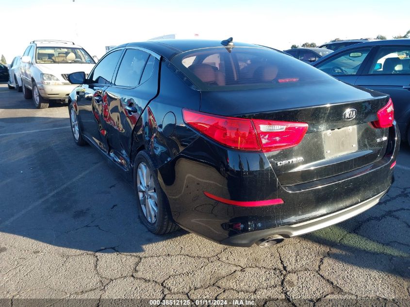 2015 KIA OPTIMA EX - 5XXGN4A73FG498088