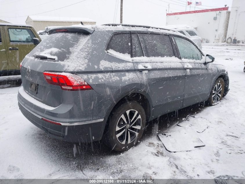 2023 VOLKSWAGEN TIGUAN 2.0T S - 3VVRB7AX1PM069553