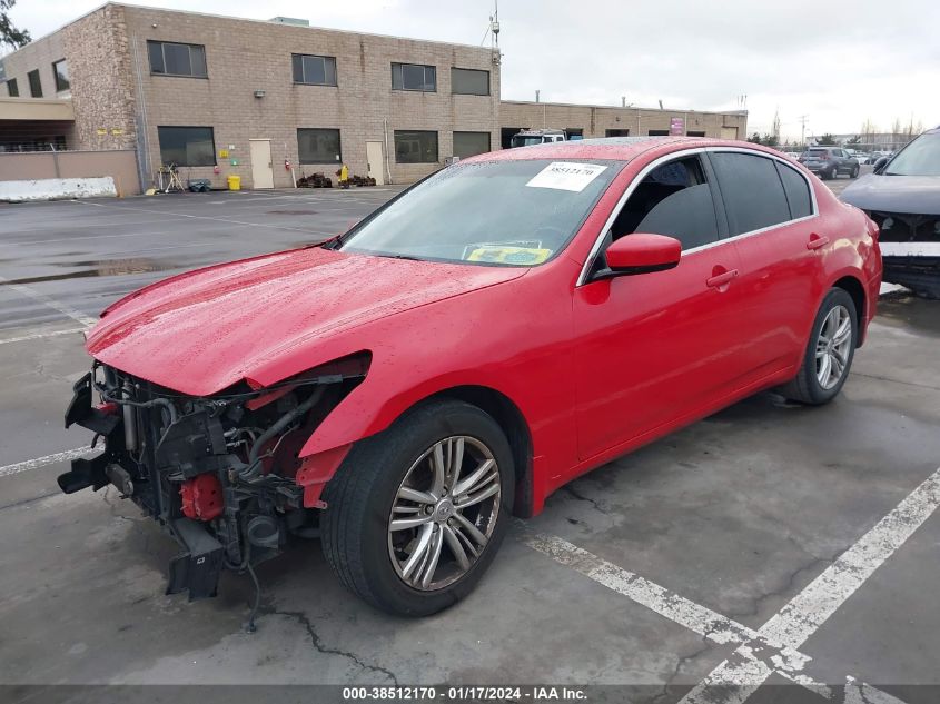2013 INFINITI G37X JN1CV6AR8DM353375