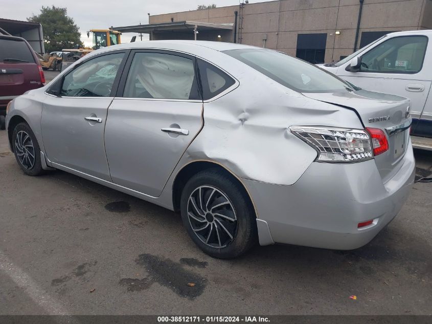 2015 NISSAN SENTRA S - 3N1AB7AP7FY287177