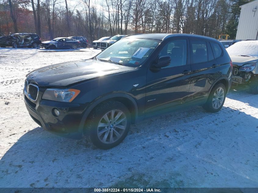 2013 BMW X3 XDRIVE28I - 5UXWX9C54D0A14492