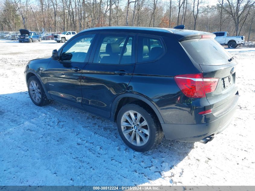 2013 BMW X3 XDRIVE28I - 5UXWX9C54D0A14492