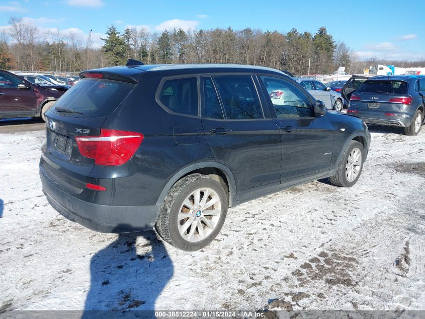 2013 BMW X3 XDRIVE28I - 5UXWX9C54D0A14492