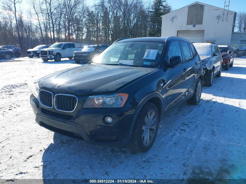 2013 BMW X3 XDRIVE28I - 5UXWX9C54D0A14492