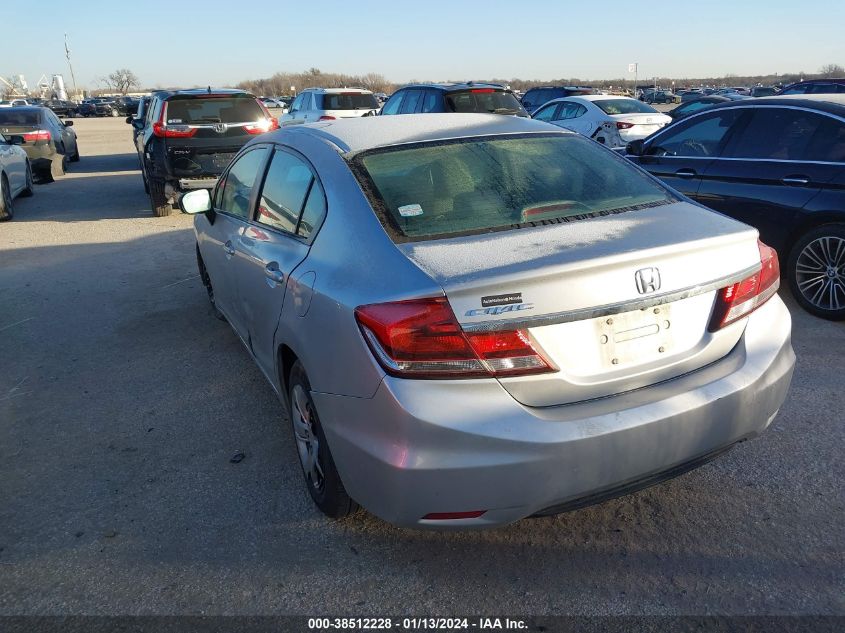 2015 HONDA CIVIC LX - 19XFB2F5XFE056174