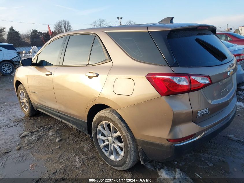 2018 CHEVROLET EQUINOX LS - 3GNAXHEV2JL342211