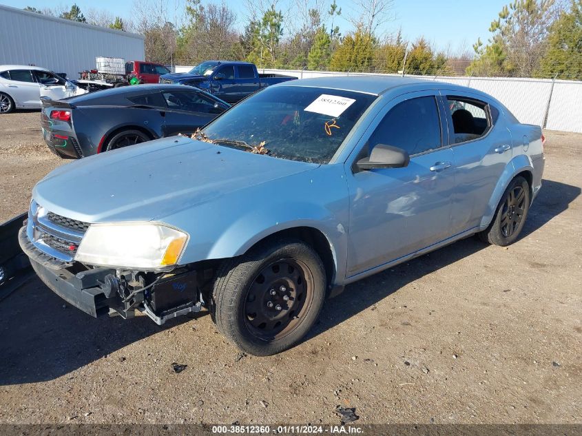 1C3CDZAGXDN749533 | 2013 DODGE AVENGER