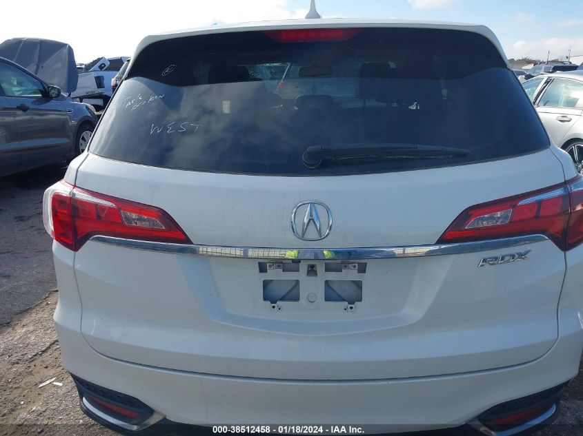 2016 ACURA RDX TECH PKG/TECH/ACURAWATCH PLUS PKG - 5J8TB3H57GL006249