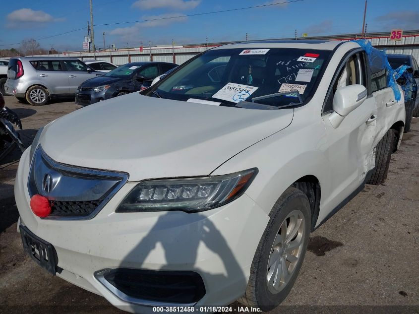 2016 ACURA RDX TECH PKG/TECH/ACURAWATCH PLUS PKG - 5J8TB3H57GL006249
