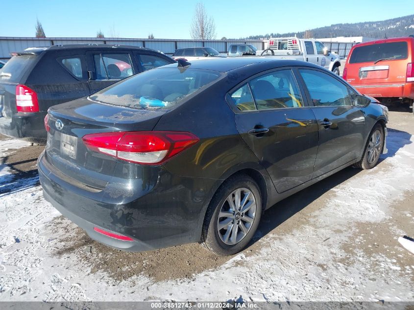 2017 KIA FORTE LX/S - 3KPFL4A78HE019368