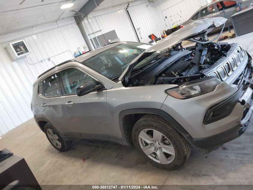 2022 JEEP COMPASS LATITUDE 4X4 - 3C4NJDBBXNT233001