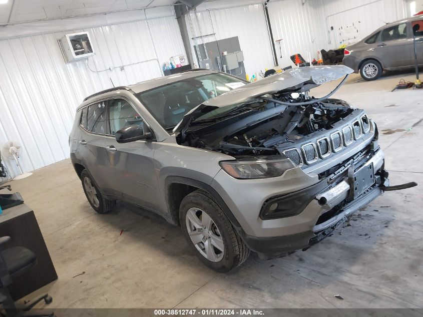 2022 JEEP COMPASS LATITUDE 4X4 - 3C4NJDBBXNT233001