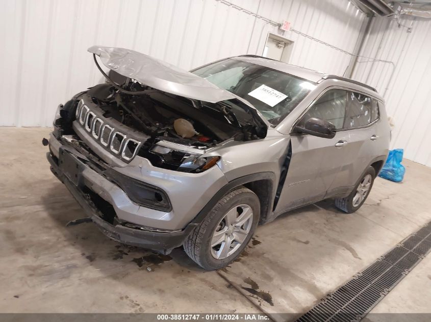 2022 JEEP COMPASS LATITUDE 4X4 - 3C4NJDBBXNT233001