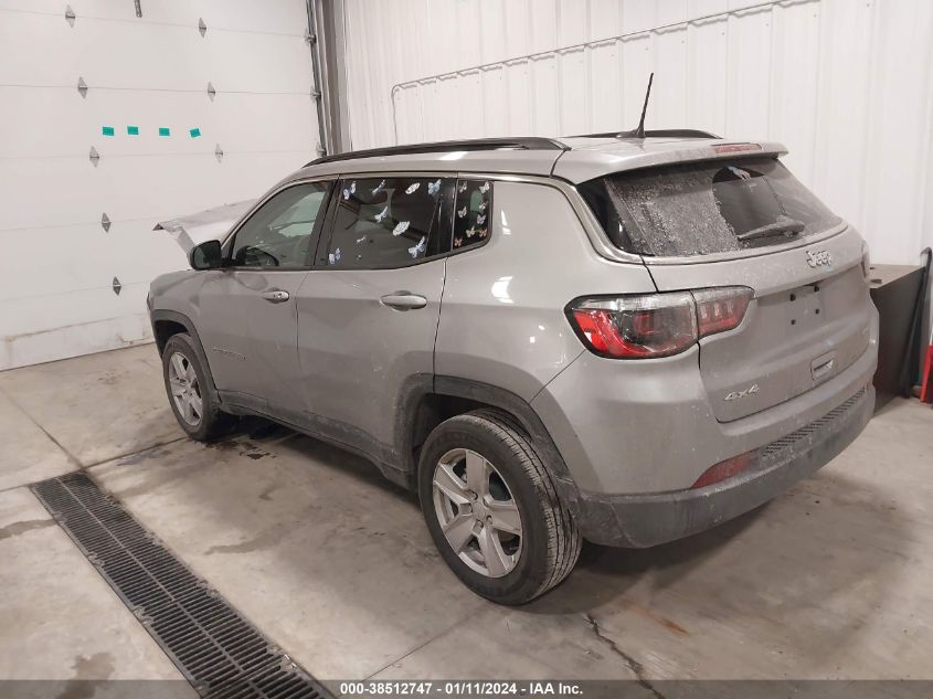 2022 JEEP COMPASS LATITUDE 4X4 - 3C4NJDBBXNT233001