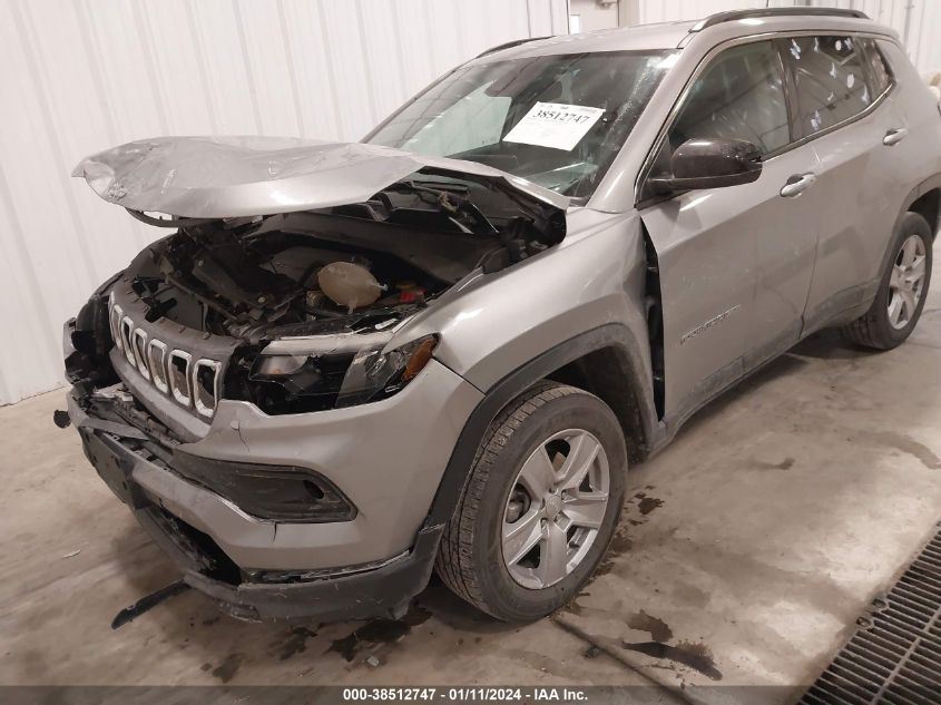 2022 JEEP COMPASS LATITUDE 4X4 - 3C4NJDBBXNT233001