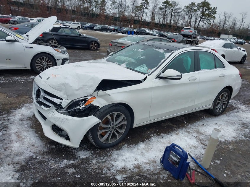VIN 55SWF4KB8JU277429 2018 MERCEDES-BENZ C 300 4MATIC