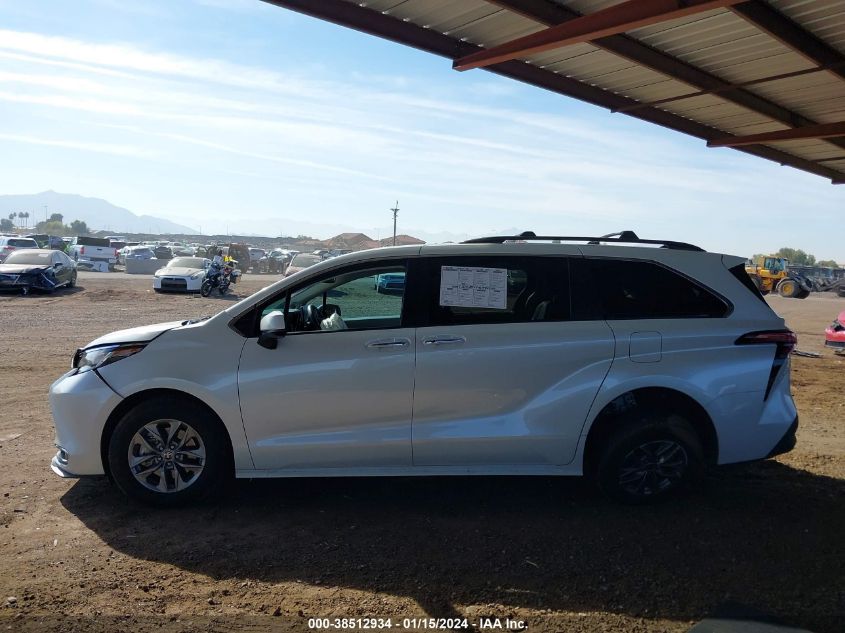 5TDJRKEC5NS083079 2022 TOYOTA SIENNA, photo no. 14