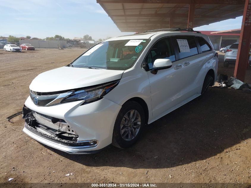 5TDJRKEC5NS083079 2022 TOYOTA SIENNA, photo no. 6