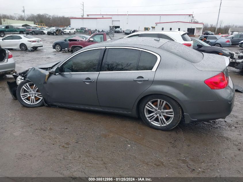 2013 INFINITI G37 JOURNEY/SPORT - JN1CV6AP8DM720922