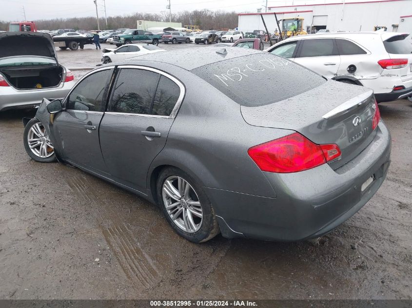 2013 INFINITI G37 JOURNEY/SPORT - JN1CV6AP8DM720922