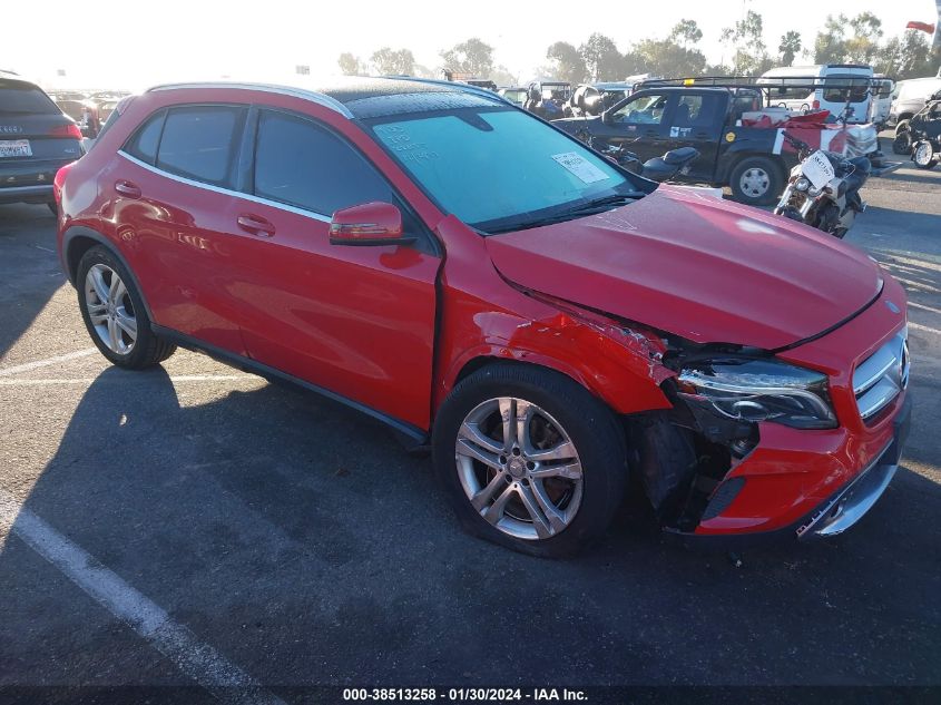 2015 MERCEDES-BENZ GLA 250 - WDCTG4EB8FJ109457