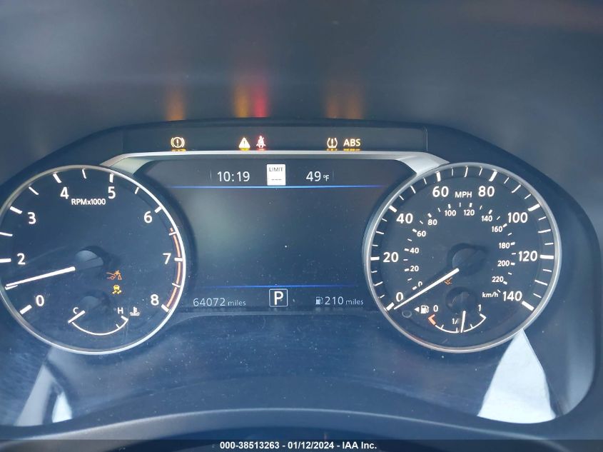 2019 NISSAN ALTIMA PLATINUM - 1N4BL4FV5KC109880