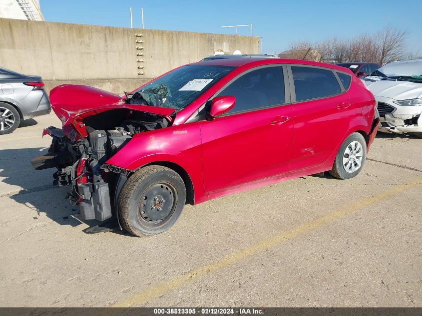 2016 HYUNDAI ACCENT SE KMHCT5AE0GU284577